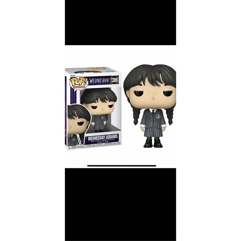Funko Pop 1309 Wednesday figure from adams family
